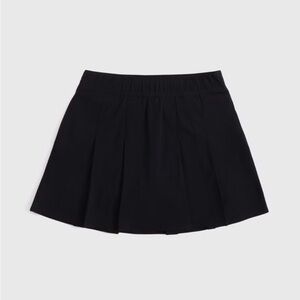 Abercrombie Kids Black Uniform Traveler Pleated Skort Preppy  - Sz 9/10